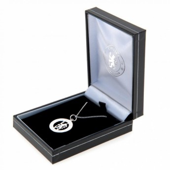 Chelsea FC колие с висулка Sterling Silver Pendant & Chain CR