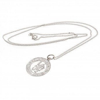 Chelsea FC колие с висулка Sterling Silver Pendant & Chain CR