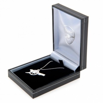 Arsenal FC колие с висулка Silver Pendant & Chain GN