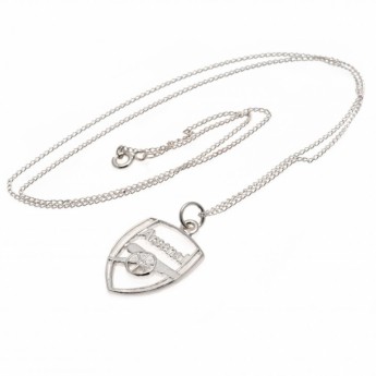 Arsenal FC колие с висулка Silver Pendant & Chain CR