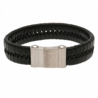 West Ham United кожена гривна Single Plait Leather Bracelet