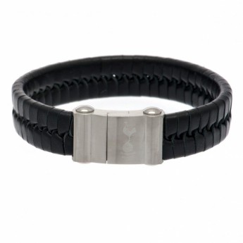 Tottenham Hotspur кожена гривна Single Plait Leather Bracelet