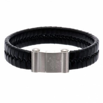 Rangers FC кожена гривна Single Plait Leather Bracelet