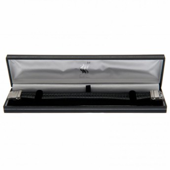 Liverpool FC кожена гривна Single Plait Leather Bracelet