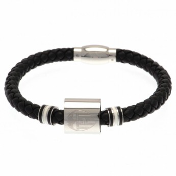Valencia CF кожена гривна Colour Ring Leather Bracelet