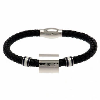 Tottenham Hotspur кожена гривна Colour Ring Leather Bracelet