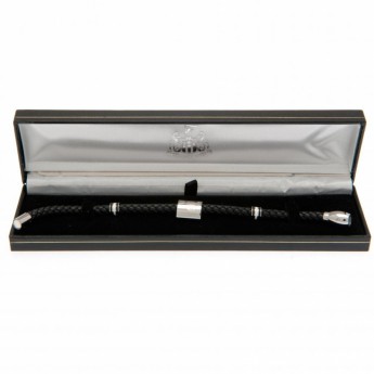 Newcastle United кожена гривна Colour Ring Leather Bracelet