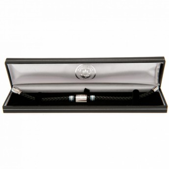 Manchester City кожена гривна Colour Ring Leather Bracelet