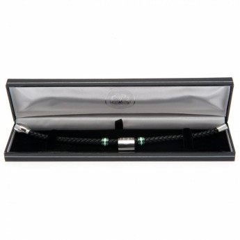 Celtic FC кожена гривна Colour Ring Leather Bracelet