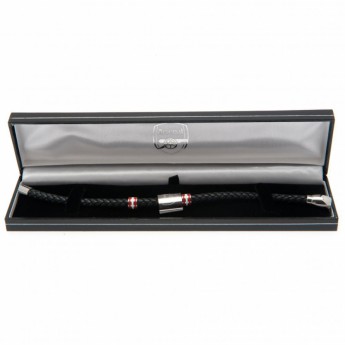 Arsenal FC кожена гривна Colour Ring Leather Bracelet