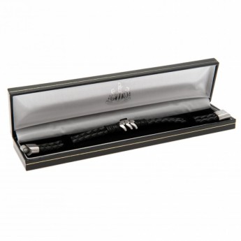 Newcastle United кожена гривна Leather Bracelet