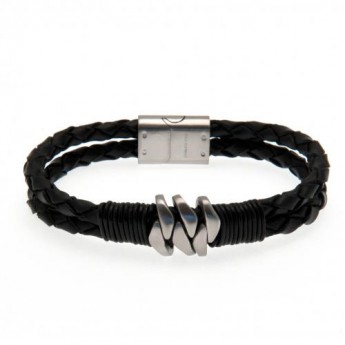 Newcastle United кожена гривна Leather Bracelet