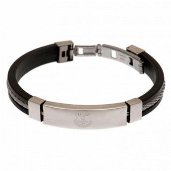 Everton FC силиконова гривна Silver Inlay Silicone Bracelet