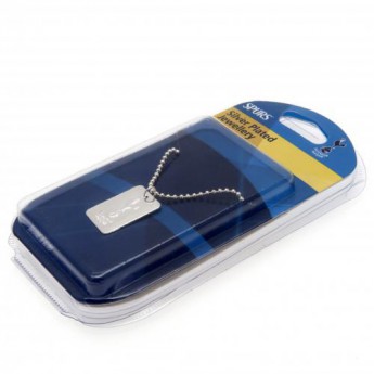 Tottenham Hotspur колие с висулка куче Silver Plated Dog Tag & Chain