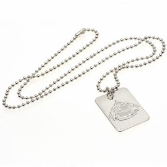 Sunderland AFC колие с висулка куче Silver Plated Dog Tag & Chain