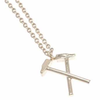 West Ham United колие с висулка Silver Plated Pendant & Chain HM