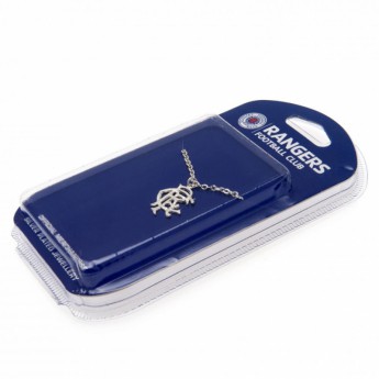 Rangers FC колие с висулка Silver Plated Pendant & Chain