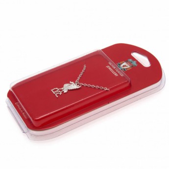 Liverpool FC колие с висулка Silver Plated Pendant & Chain LB
