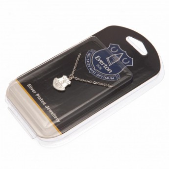 Everton FC колие с висулка Silver Plated Pendant & Chain
