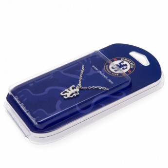 Chelsea FC колие с висулка Silver Plated Pendant & Chain LN