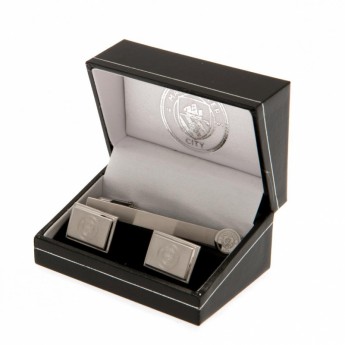 Manchester City комплект щипка за вратовръзка и копчета за ръкавели Tie Slide & Cufflink Set