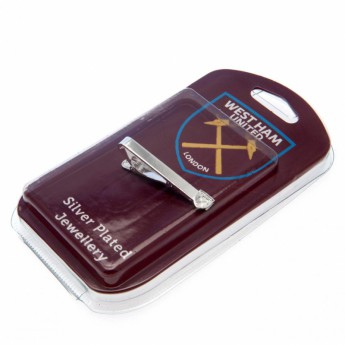 West Ham United клипс за вратовръзка Silver Plated Tie Slide
