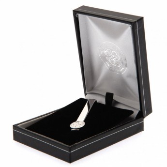 Celtic FC клипс за вратовръзка Silver Plated Tie Slide