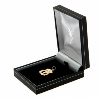 Liverpool FC златна висулка 9ct Gold Pendant Crest