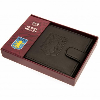 Aston Villa кожено портмоне Anti Fraud Wallet