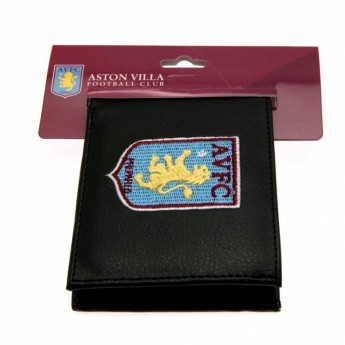 Aston Villa портмоне от техническа кожа Embroidered Wallet