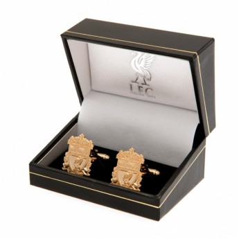 Liverpool FC копчета за ръкавели Gold Plated Cufflinks