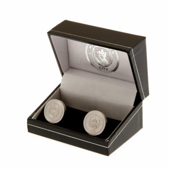 Manchester City копчета за ръкавели Stainless Steel Cufflinks CR