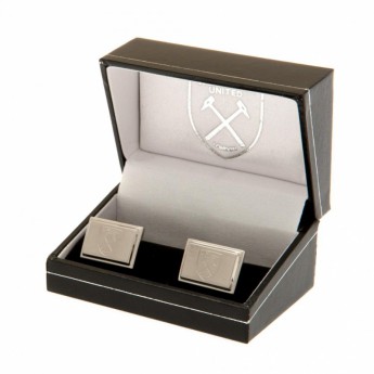 West Ham United копчета за ръкавели Stainless Steel Cufflinks