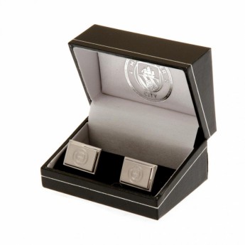 Manchester City копчета за ръкавели Stainless Steel Cufflinks