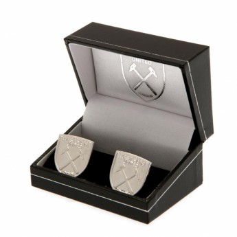West Ham United копчета за ръкавели Silver Plated Cufflinks CR