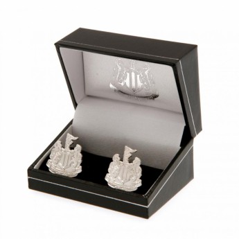 Newcastle United копчета за ръкавели Silver Plated Cufflinks CR