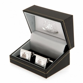 Newcastle United копчета за ръкавели Silver Plated Cufflinks