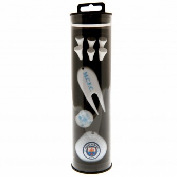 Manchester City комплект за голф Golf Gift Tube