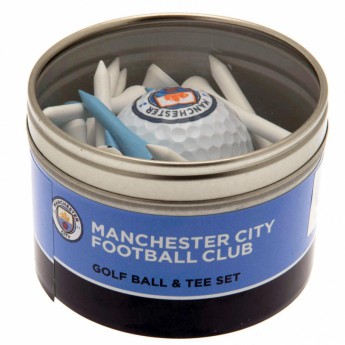 Manchester City комплект за голф Ball & Tee Set
