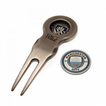Manchester City комплект перфоратор и маркери Divot Tool & Marker