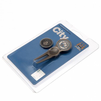 Manchester City комплект перфоратор и маркери Divot Tool & Marker