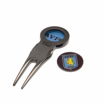 Aston Villa комплект перфоратор и маркери Divot Tool & Marker