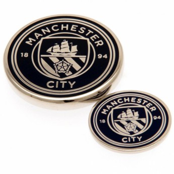 Manchester City маркер за топка Ball Marker Duo
