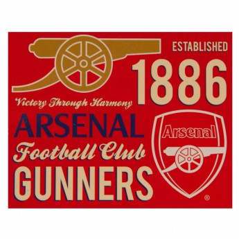 Arsenal FC одеяло Sherpa Fleece Blanket