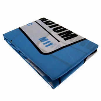 Manchester City спално бельо за единично легло Single Duvet Set PT