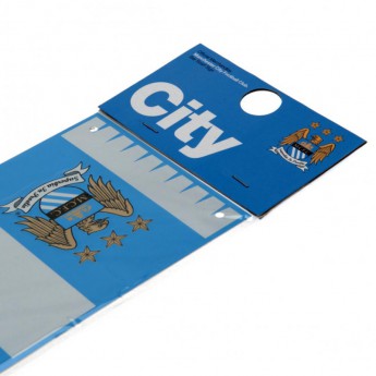Manchester City метален знак Bar Scarf Sign