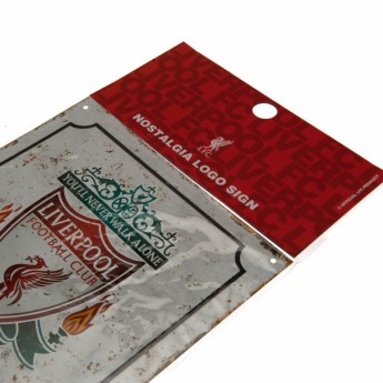 Liverpool FC табела за стена Retro Logo Sign