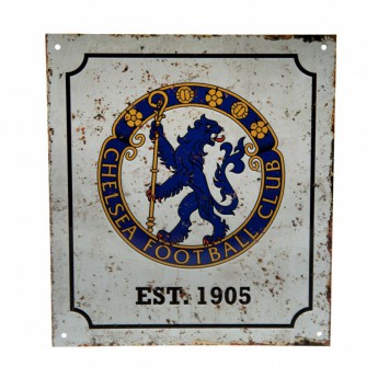 Chelsea FC табела за стена Retro Logo Sign