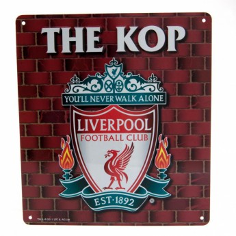 Liverpool FC табела за стена The Kop Sign