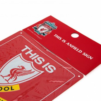 Liverpool FC табела за стена This is Anfield Sign